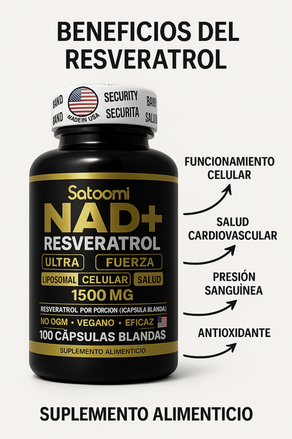 NAD + RESVERATROL Y ASHWAGANDHA