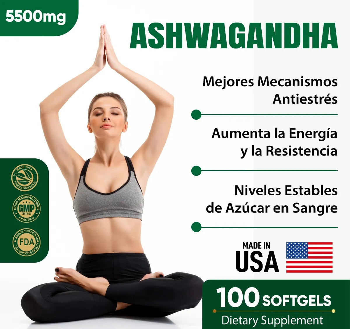 NAD + RESVERATROL Y ASHWAGANDHA